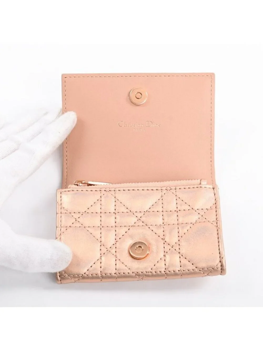 Dior Compact Wallet Kaloglycine